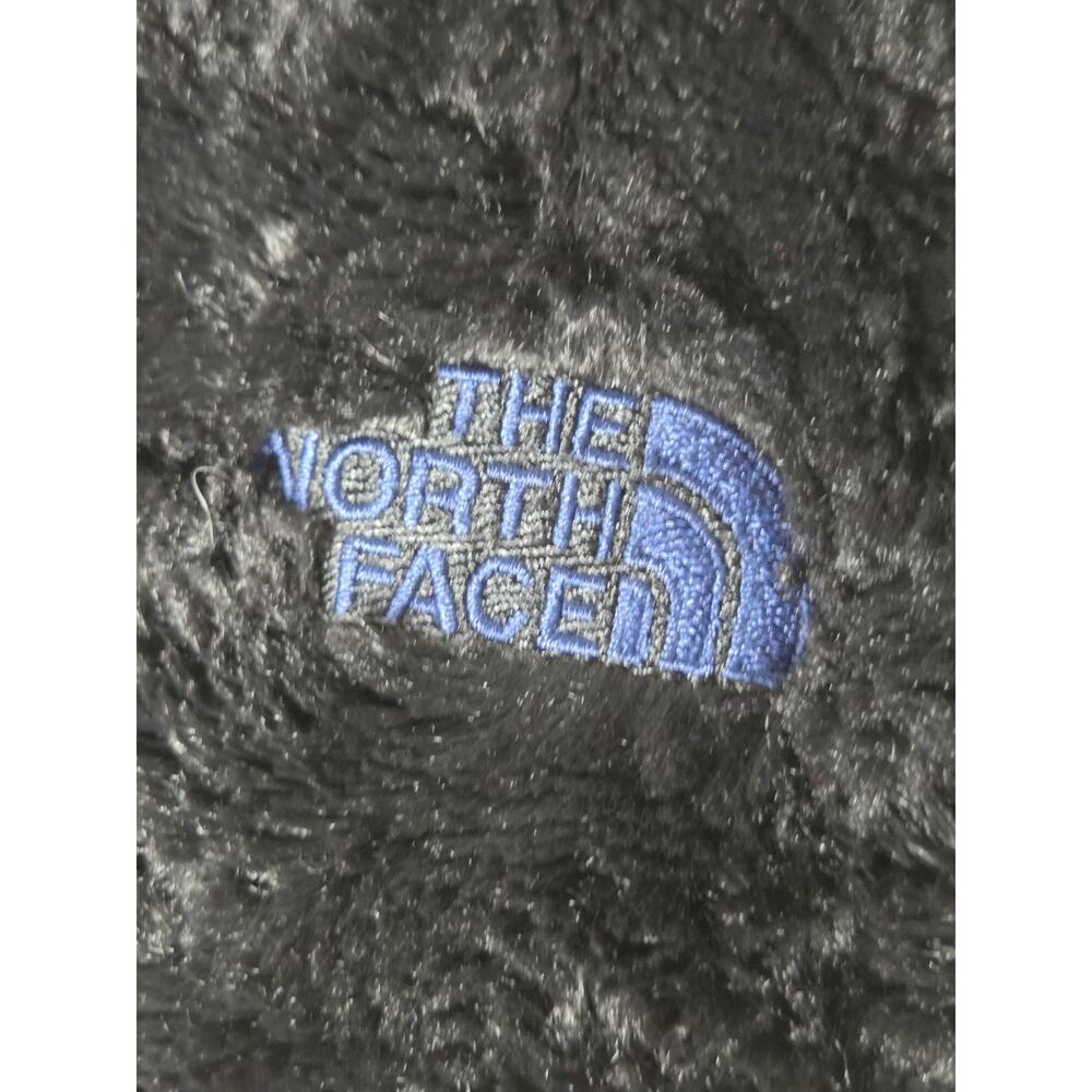 The North Face Mossbud Reversible Jacket Womens S Blue Black Faux Fur Puffer - Picture 6 of 10
